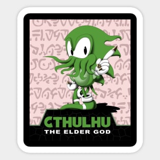 Cthulhu the Elder God Sticker